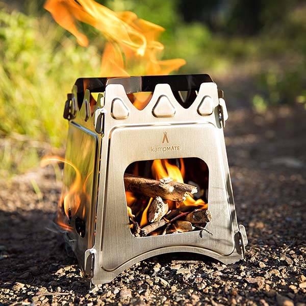 WoodFlame Portable Wood Burning Camping Stove | Gadgetsin