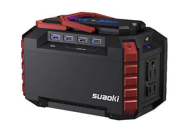 Suaoki S270 150Wh Portable Power Station with QC 3.0, AC Outlets and ...