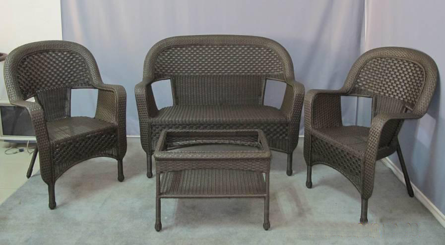 2021 WACO Outdoor Patio Furniture Sets Rattan Chair Wicker Set With  Cushions, Backyard Porch Garden Poolside Balcony Furniture Sets Tan From  Hannahhqh, $368.75 