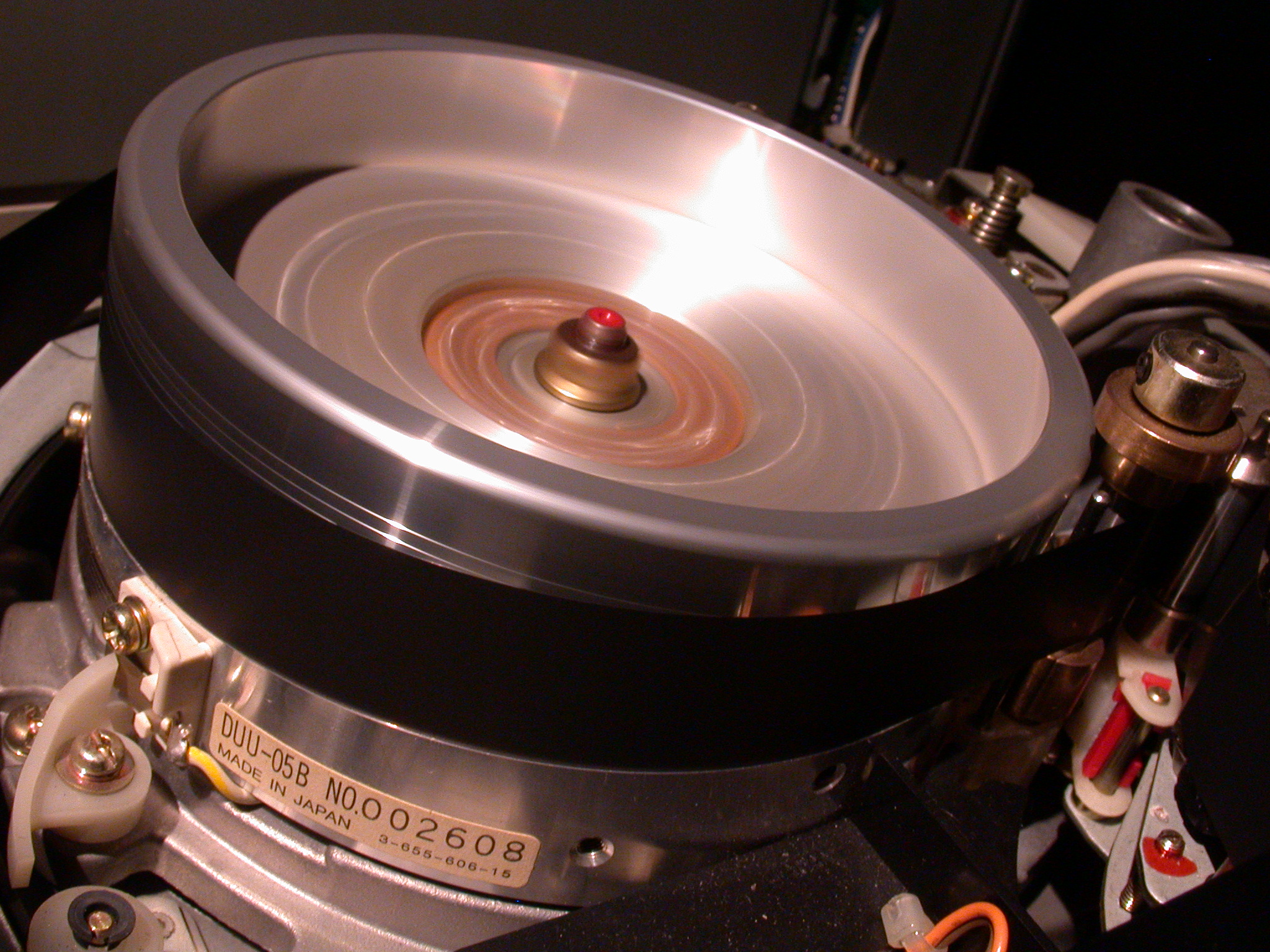 video recorder playback head metal