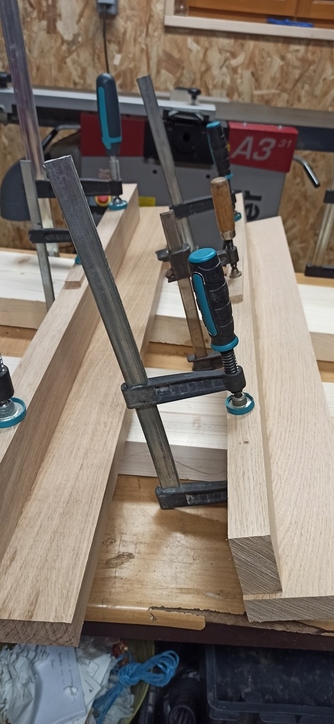 Table ch\u00eane \/ acier par Mattdu89 sur L\u0026#39;Air du Bois