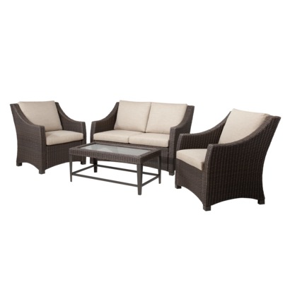 Buy XIZZI Patio Furniture Sets Clearance,Outdoor Furniture,All Weather  Wicker Patio Set with Weather Resistant Cushion(5pcs, Light Beige) Online  in Taiwan. B08P1TWYW1