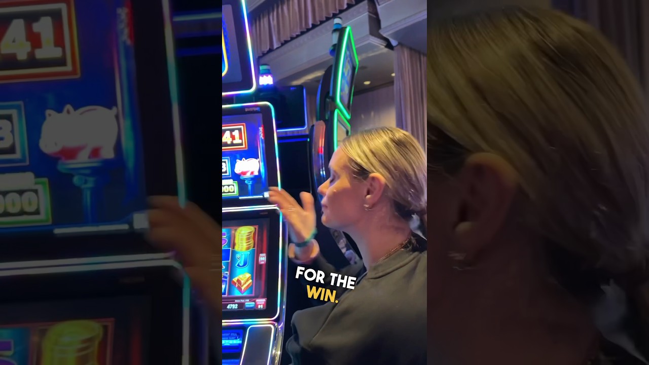 She touched it 😜 #casino #gambling