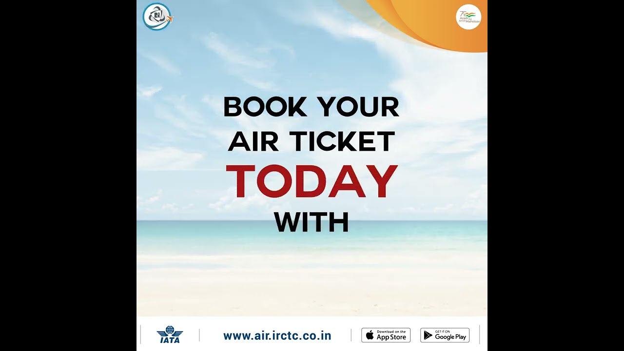 BEACHES ARE WAITING FOR YOU -- BOOK FLIGHT TICKETS WITH IRCTC AIR -- FLIGHT BOOKING ONLINE