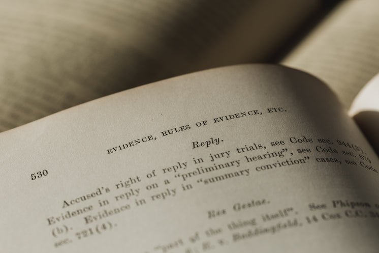 Evidence Page In Law Book