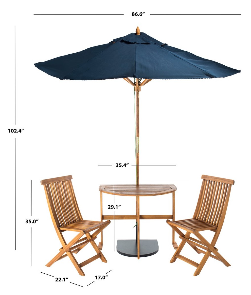 Amazon.com: Flash Furniture Nantucket 6 Piece Brown Patio Garden Set with Umbrella  Table and Set of 4 Folding Chairs : Patio, Lawn & Garden