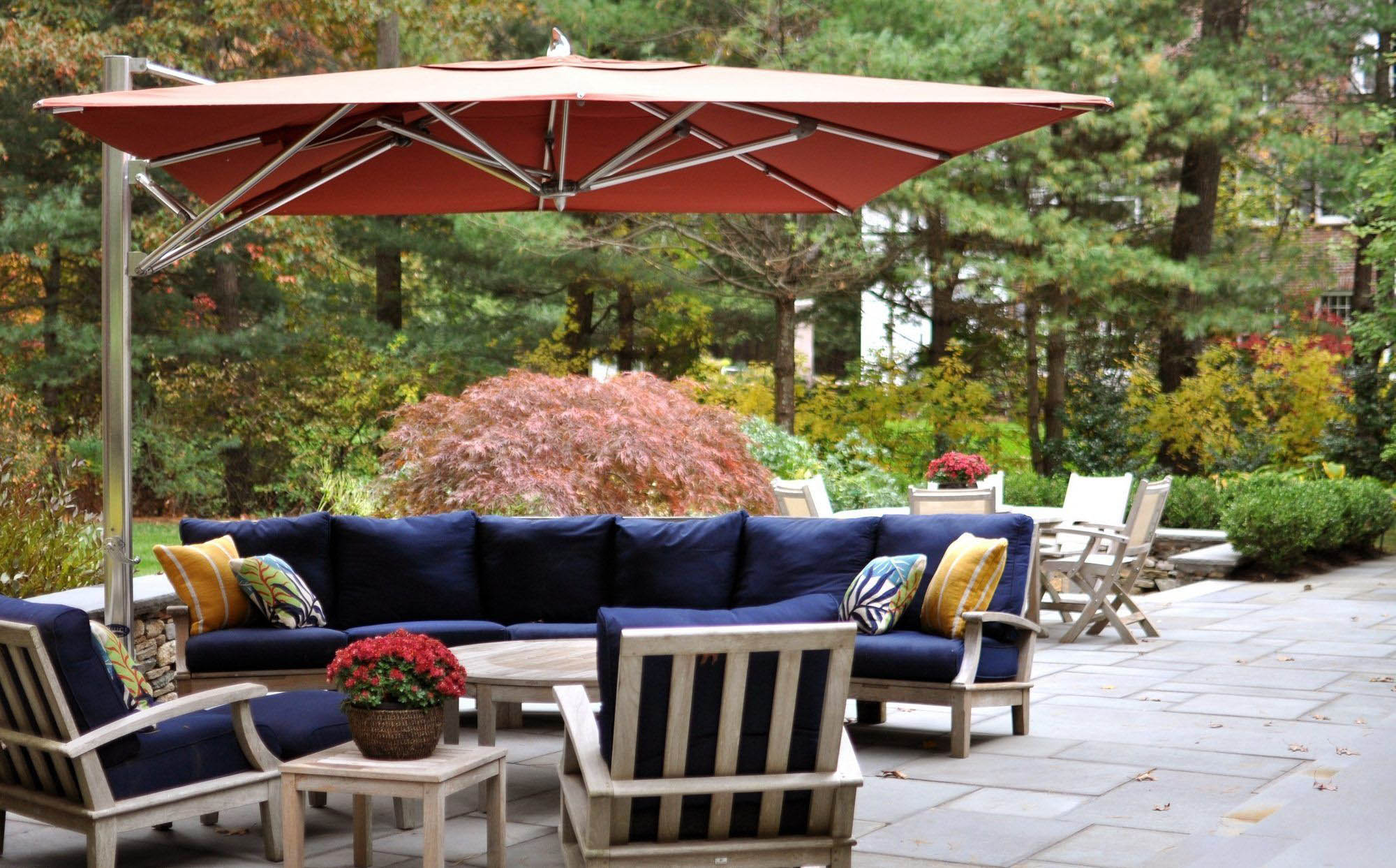 Patio Premier 6 Pieces Folding Dining Set, Patio Furniture set with Umbrella,  Outdoor Dinning Set for Park, Backyard, Pool - Walmart.com