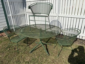 Vintage Wrought Iron Patio Furniture - VisualHunt