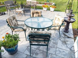 Vintage (7)pc Tropitone Patio Table Set Lot 2303 
