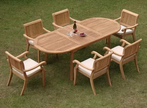 Naples Teak Outdoor Sofa 