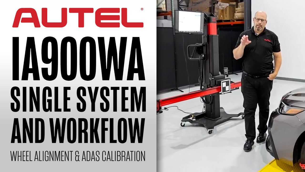 IA900 Single System \u0026 Workflow: Wheel Alignment \u0026 ADAS Calibration | Autel