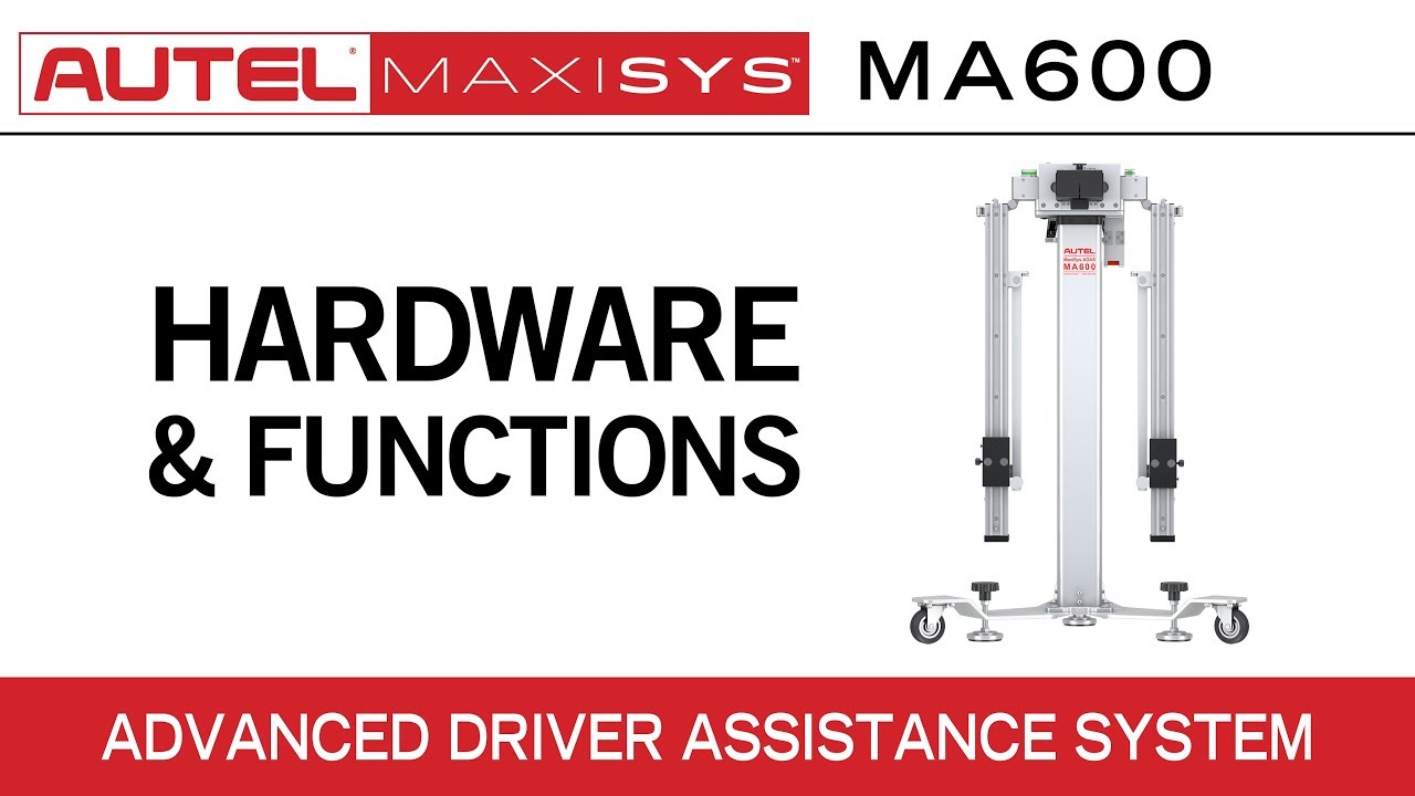 MaxiSys ADAS mobile solution — MA600 Introduction