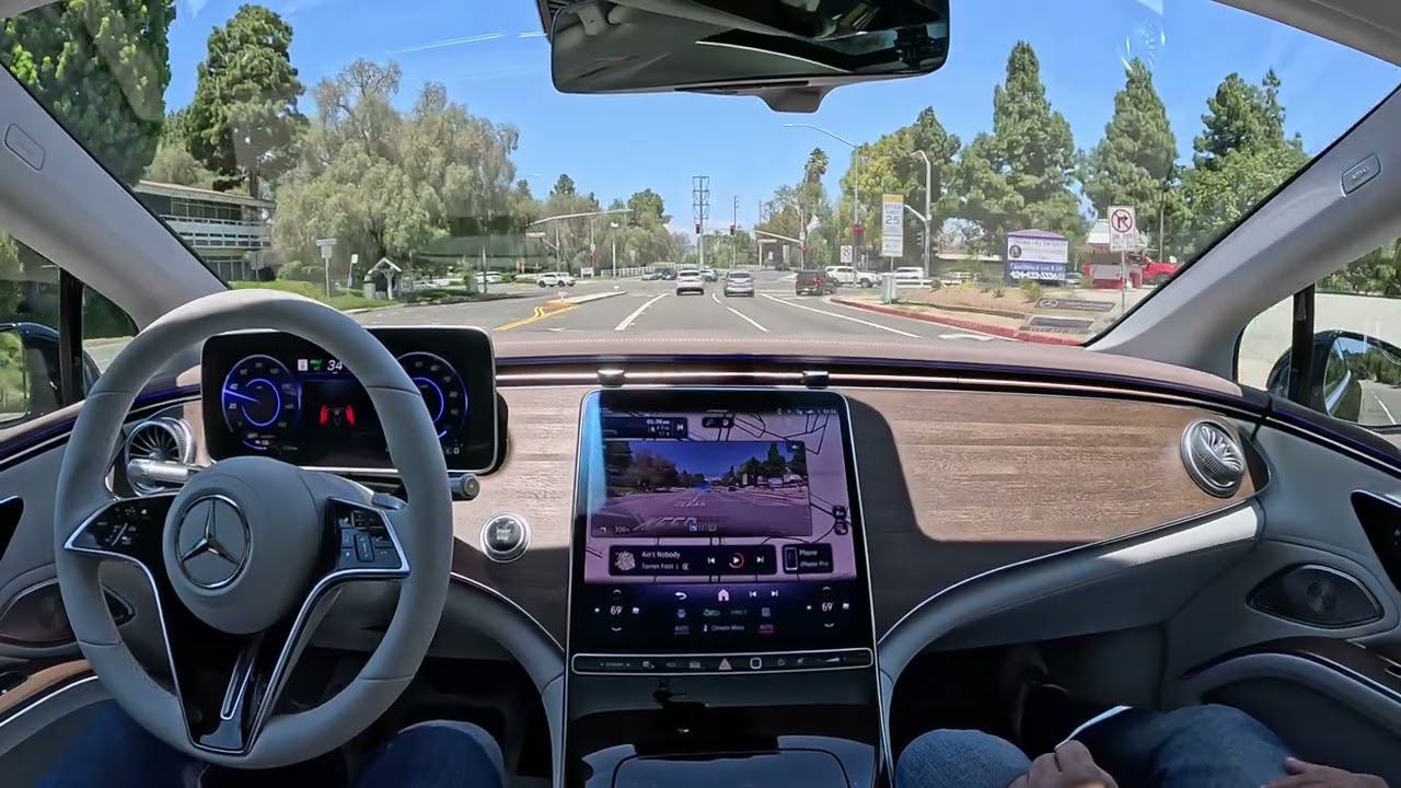 First Test of Mercedes ADAS on City Street