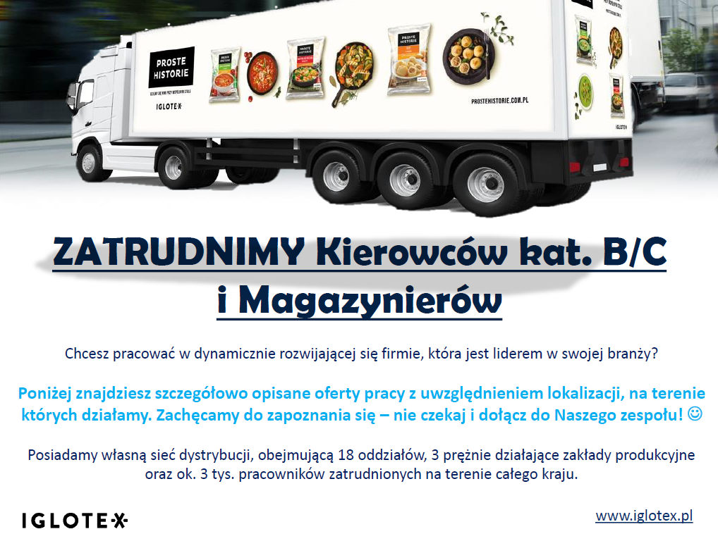 Oferty pracy - Iglotex