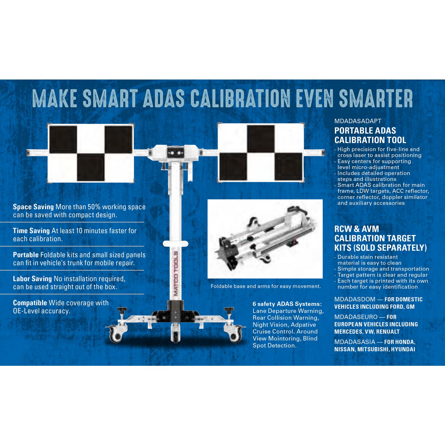 PORTABLE ADAS CALIBRATION TOOL MDADASADAPT | Matco Tools