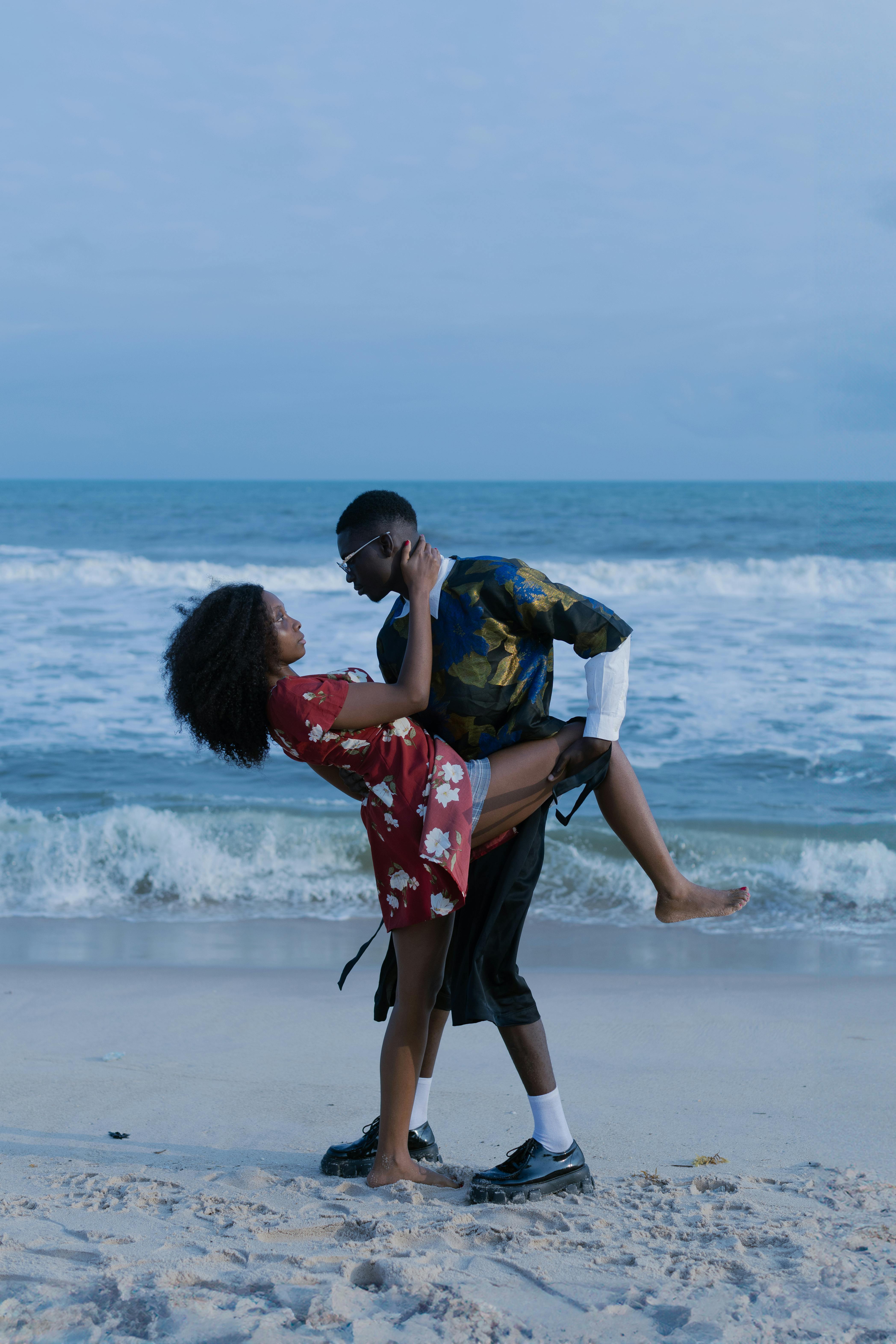 couple on the beach