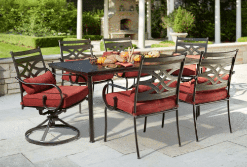 Amazon.com: XIZZI Patio Furniture Sets Clearance,Outdoor Furniture,All  Weather Wicker Patio Set with Weather Resistant Cushion(5pcs, Light Beige)  : Patio, Lawn & Garden
