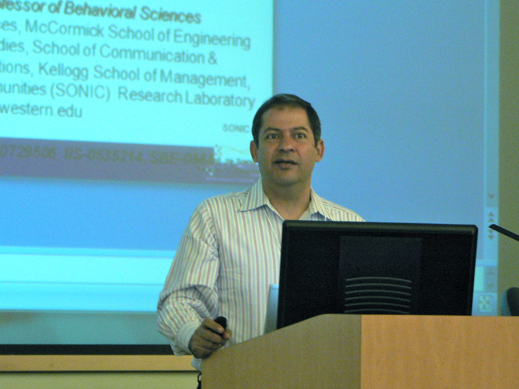 Nosh Contractor at UC Davis - Social Network Analysis Workshop