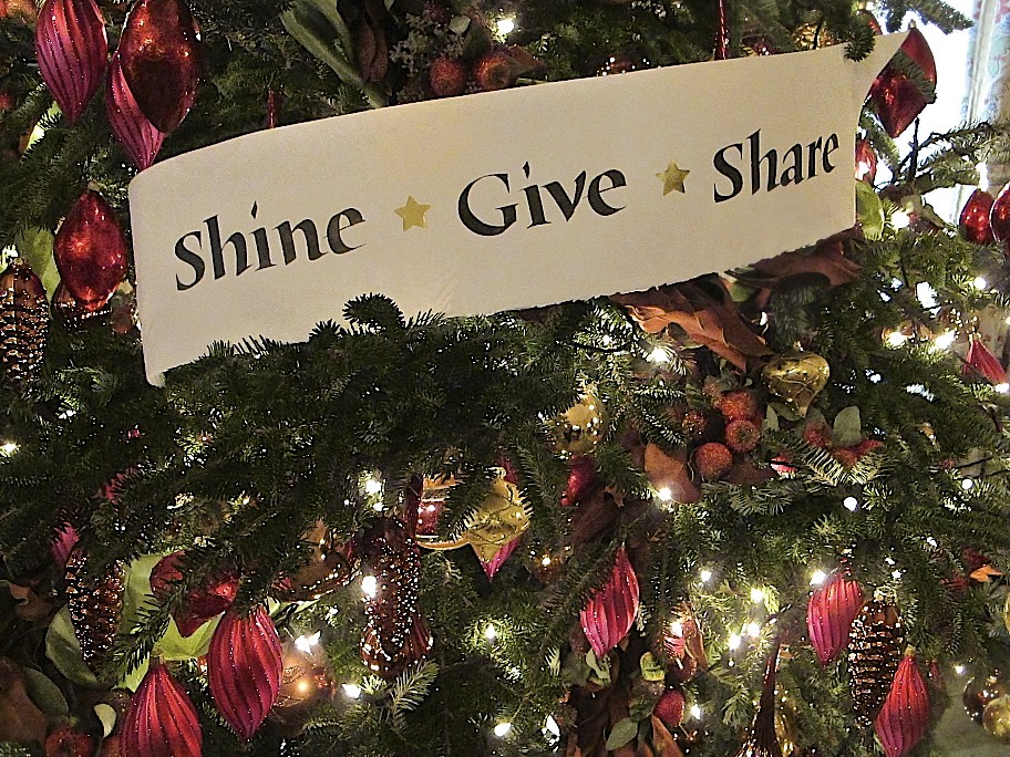 Shine, Give, Share, Christmas Theme 2011