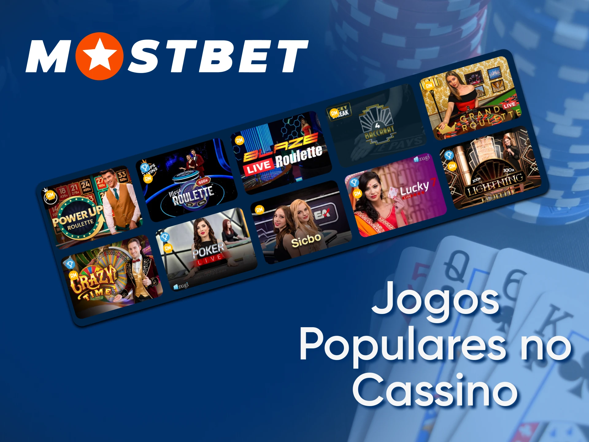 O cassino online da Mostbet suporta jogos populares com dinheiro real.