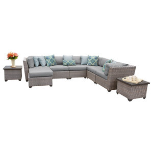 White Resin Wicker Patio Furniture Clearance 